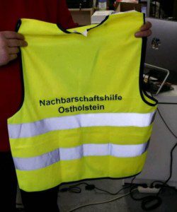 Umweltschutz Spende Signalweste